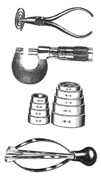 metric micrometer, assembly block, hand remover