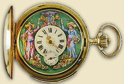 antique watches with enamel dial