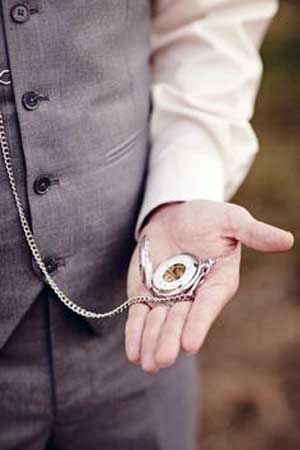 A man with pocket watch